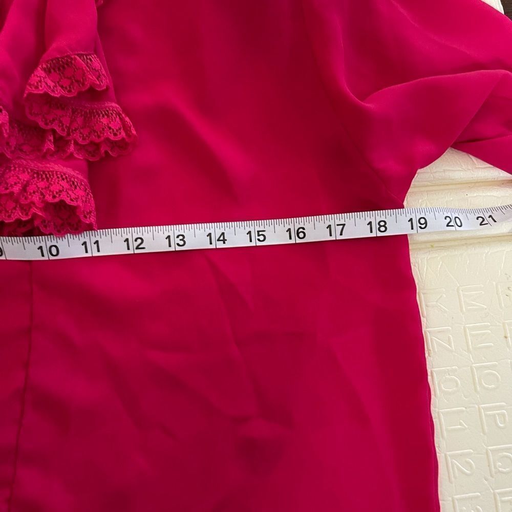Vintage ruffle front blouse - Picture 6 of 6